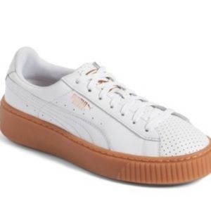 puma basket gum sole